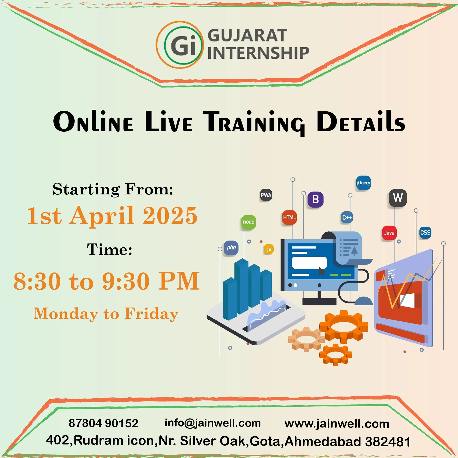 Online Live Training Session Details